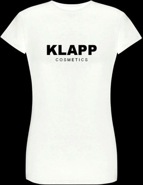 KLAPP Koszulka bawełniana damska biała XL