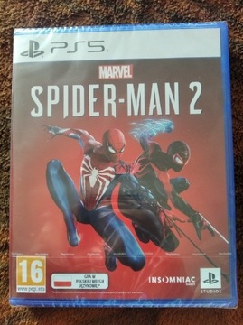 Spiderman 2 PL PS5 Nowa w oryginalnej folii 