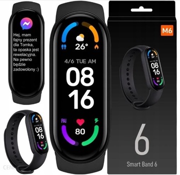 SMARTBAND M6 SMARTWATCH M6 OPASKA SPORT 