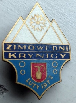 odznaka PTTK Zimowe Dni Krynicy luty 1972