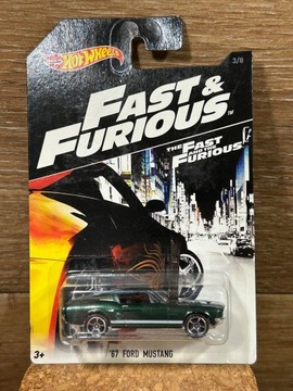 Ford Mustang 1967 Fast & Furious Hot Wheels