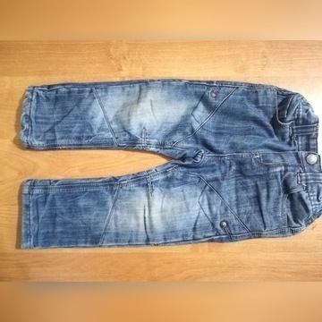 Spodnie dżinsowe ocieplane rozmiar 98