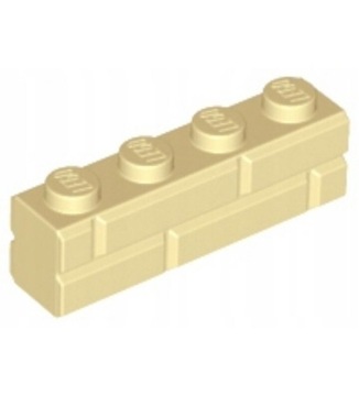 LEGO Murek Cegła 1x4 TAN 15533 NOWY 5x