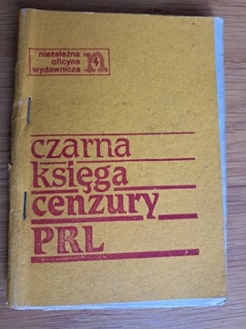 CZARNA KSIĘGA CENZURY PRL