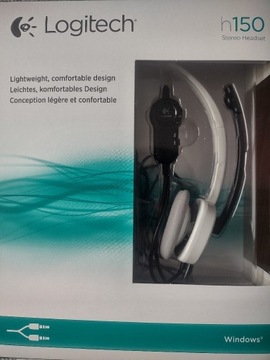Nowe słuchawki Logitech h150 nieużywane 
