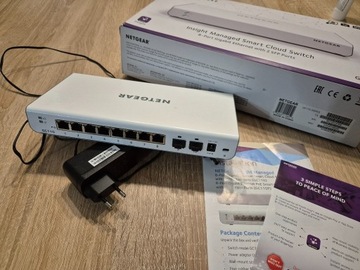 NetGear GC110 8portGb + 2SFP, android app