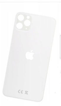 Klapka pokrywa tył Iphone 11 pro silver Big hole