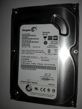 Dysk twardy Seagate Barracuda 500GB ST500DM002