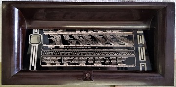 Piękna skala w ramce- radio Philips 900X - 40 rok