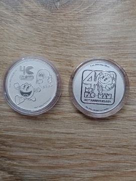 Mr & Ms Pac-Man 2 uncje srebra 
