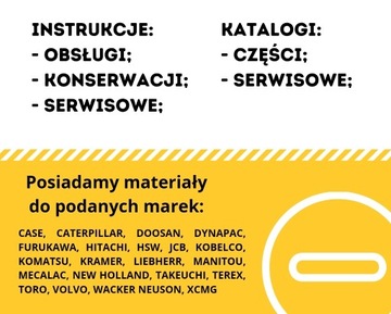 Instrukcje obsługi konserwacji katalogi części PDF