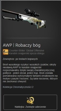 CSGO CS2 AWP Robaczy Bóg