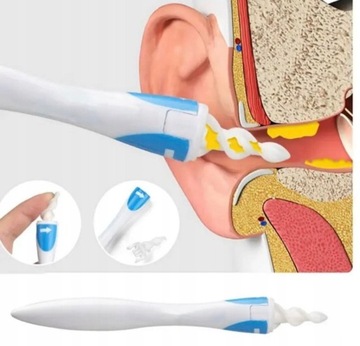 Urządzenie do czyszczenia uszu,woskowiny (644&)