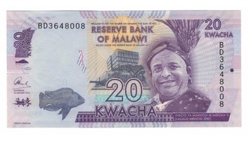 MALAWI - 20 KWACHA - 2019 - UNC