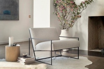 Fotel Premium skandynawski design do biura salonu