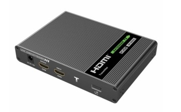 TECHLY KVM EXTENDER HDMI/USB PO SKRĘTCE CAT6A/7