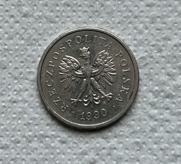 moneta 1 zł- 1990 roku