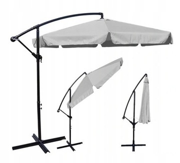 PARASOL ogrodowy DUŻY SKŁADANY 350cm (H050)