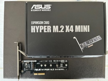 Asus Hyper M.2 x4 mini adapter do dysku SSD NVME