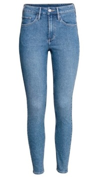 Nowe jeansowe z metka spodnie h&m skinny rozm 25