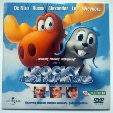 DVD Rocky i Łoś Superktoś De Niro NOWA