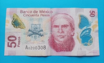 Meksyk 50 pesos 2015 Seria S