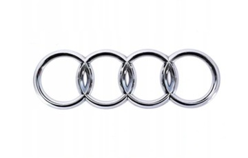 EMBLEMAT KLAPY TYŁ AUDI A3 A4 A5 A6 Q3 Q5 CHROM