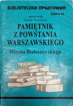 Opracowanie  pamiętniki z powstania warszawskiego 