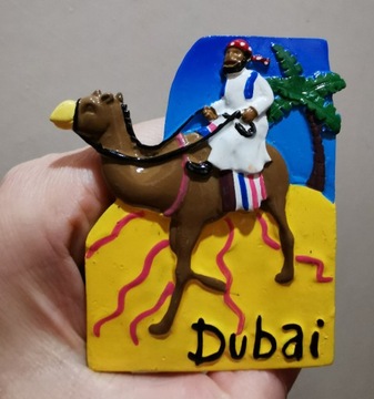 Zagraniczny magnes na lodówkę 3D Dubaj wielbłąd