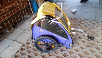 Przyczepka rowerowa wózek dla dzieci doczepka