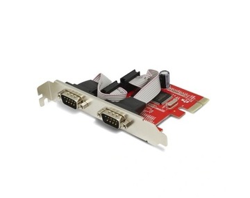 Unitek Y-7504 2x Serial Port PCI Express RS-232 