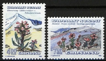 Kwiaty flora 223 -224 ** Grenlandia