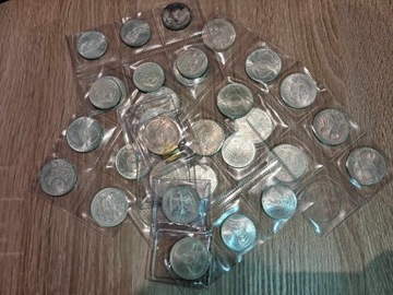 Srebrne monety 5 i 10 marek Niemcy 32 sztuki
