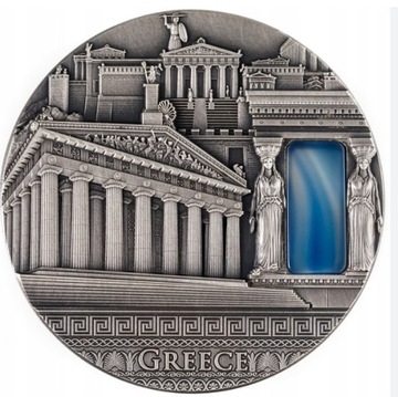 2$ GRECJA - IMPERIAL ART - Srebrna moneta 2oz