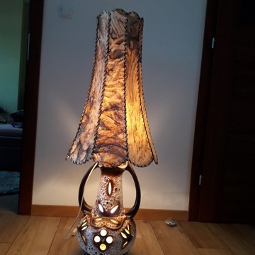 Lampa ceramika stylowa 120cm