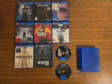 Gry PS4: Uncharted, Detroit, RDR2, Killzone, LoU 1+2, CoD WW2, Metro Exodus