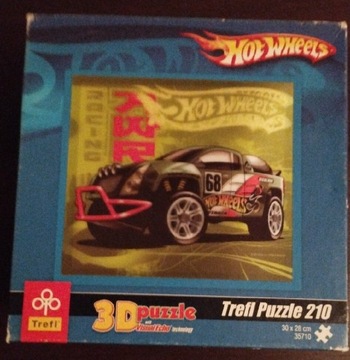  Hot Wheels Puzzle 3d Trefl Visual Echo 