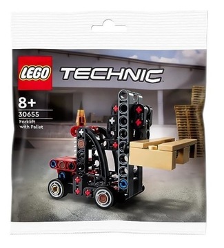 LEGO Technic Minifigure Polybag - Forklift with Pallet #30655