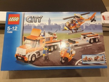 LEGO City 7686 Laweta do przewozu helikoptera