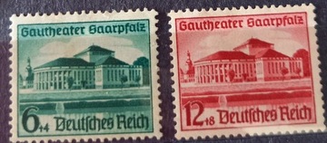 Znaczki pocztowe Deutches  Reich z 1938r.pełna s.