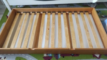 Łóżko 150 cm szuflada z funkcją spania, materac