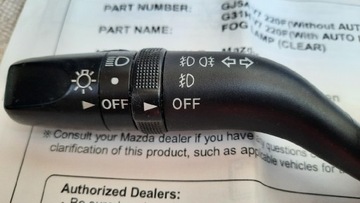 Mazda 6 gy przełącznik świateł przeciwmgielnych.