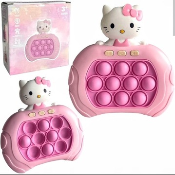 Gra Hello Kitty POP IT Quick Push Biało Czerwona