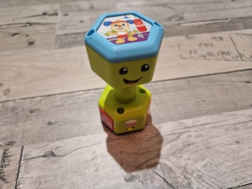 FISHER PRICE muzyczny HANTELEK grająca zabawka