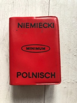 Mini słownik polsko-niemiecki i niemiecko - polski