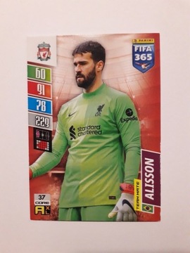 PANINI FIFA 365 2022 ALISSON    37