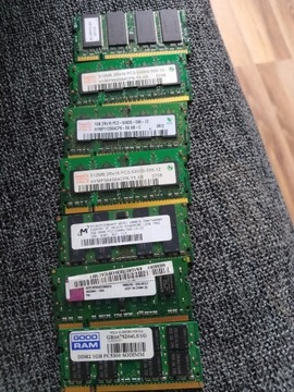 Pamięci ram DDR2 laptop