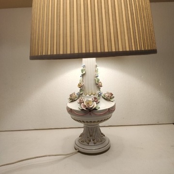 Porcelanowa lampa z Bossano Italy