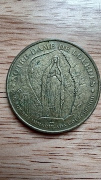 Moneta NORTE DAME DE LOURDES UN PEUPLE 2003