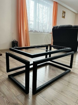 Stelaż bezkońcowy 3d loft stolik kawowy 